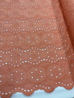 Bordado de Aspecto Natural Salmão (Cotton Romantic)