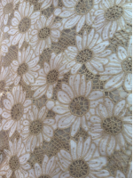 Bordado de Aspecto Natural Bege (Cotton Richelieu)
