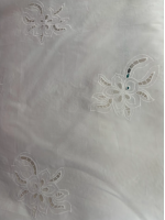 Bordado de Aspecto Natural Off White (Richelieu)