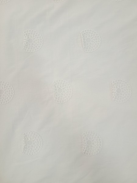 Bordado de Aspecto Natural Off White (Fiorella) Bordado de Aspecto Natural Off White (Fiorella)