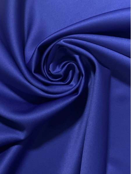 Gabardine Satin Com Elastano Azul Royal