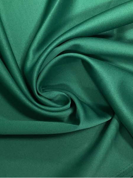 Gabardine Satin Com Elastano Verde Bandeira