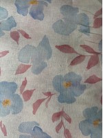 Linho Puro Estampado Margaridas e Galhos