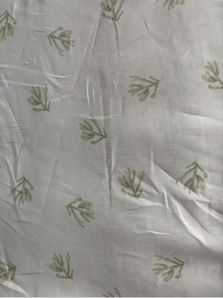 Linho Puro Estampado Alecrim Semeado Linho Puro Estampado Alecrim Semeado