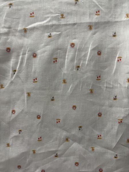 Linho Puro Estampado On The Boat