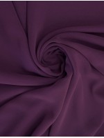 Musseline Creponado Mauve Wine
