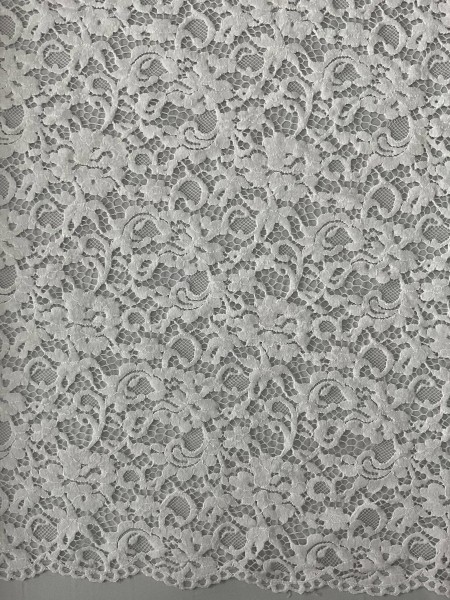 Renda Chenille Branco