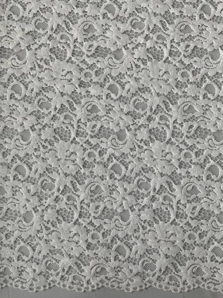 Renda Chenille Branco