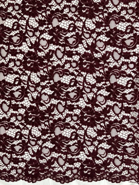 Renda Chenille Vinho