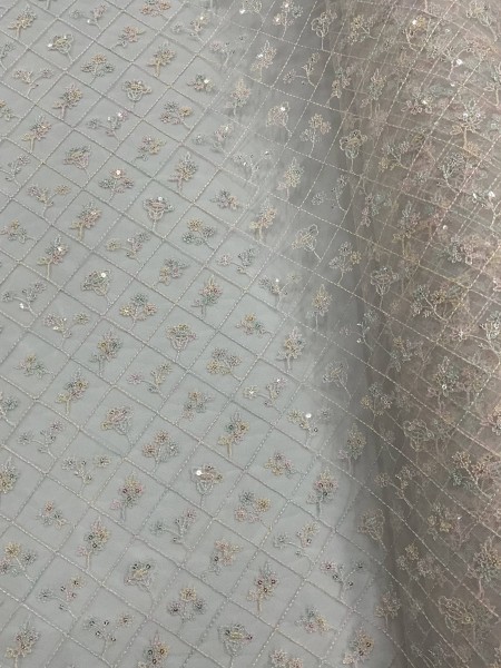 Tule Bordado Lumine Clorofila 