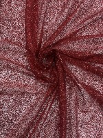 Tule com Glitter Cheio Vermelho