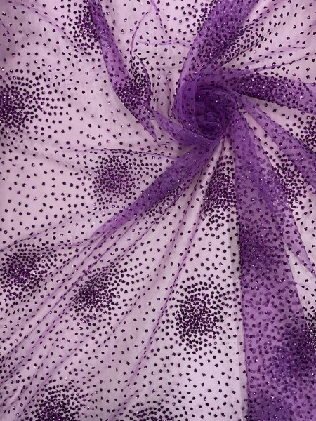 Tule com Glitter Roxo (Explosão)