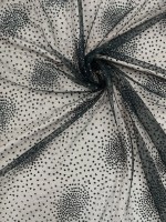 Tule com Glitter Preto (Explosão)