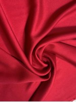 Viscose Heavy Twill Vermelho